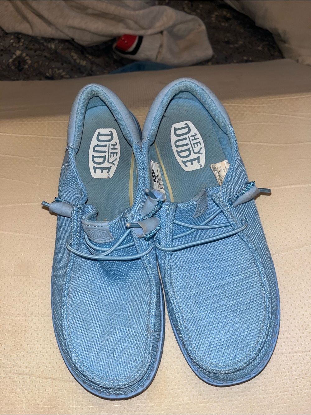 Hey Dude Light Blue Women's Sneakers